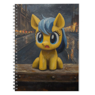 Unicorne sur le carnet de peinture du pont