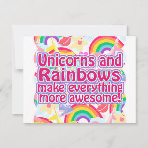 Unicornes et Rainbows
