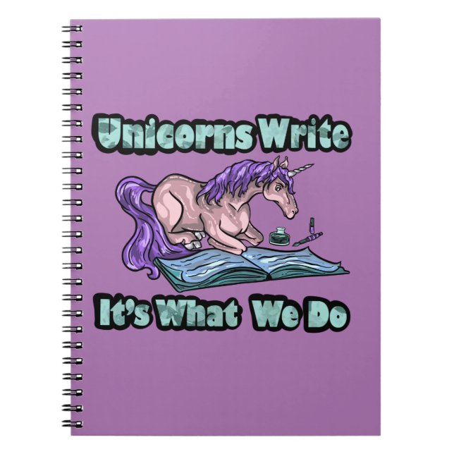 Unicorns Écrire - C'est ce que nous faisons Carnet (Devant)