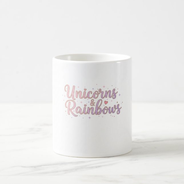 Unicorns & Rainbows Mug (Centre)