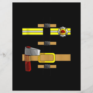 Uniforme de firefighter Funny DIY Halloween
