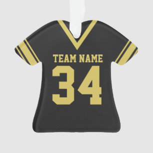 Uniforme noire de football Jersey