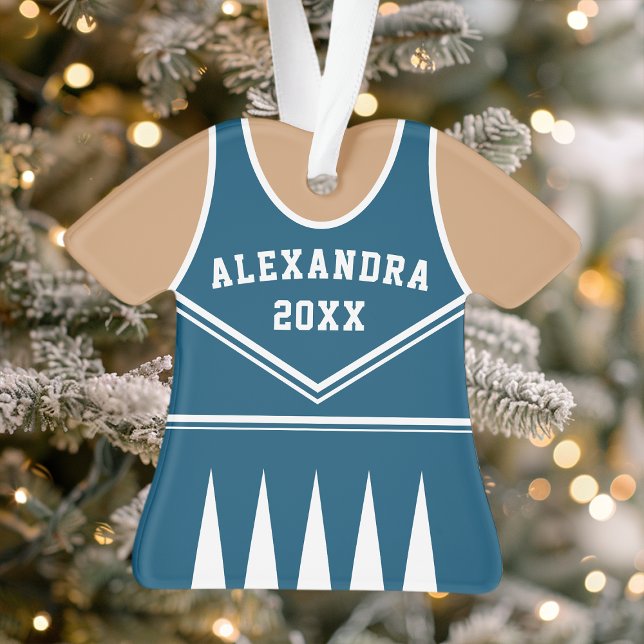 Uniforme personnalisé de cheerleader Navy (Créateur téléchargé)