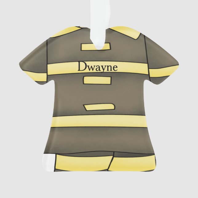 Uniforme pompier personnalisé (devant)