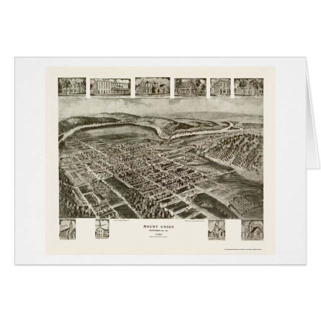Union de bâti, carte panoramique de PA - 1906 (Devant horizontal)
