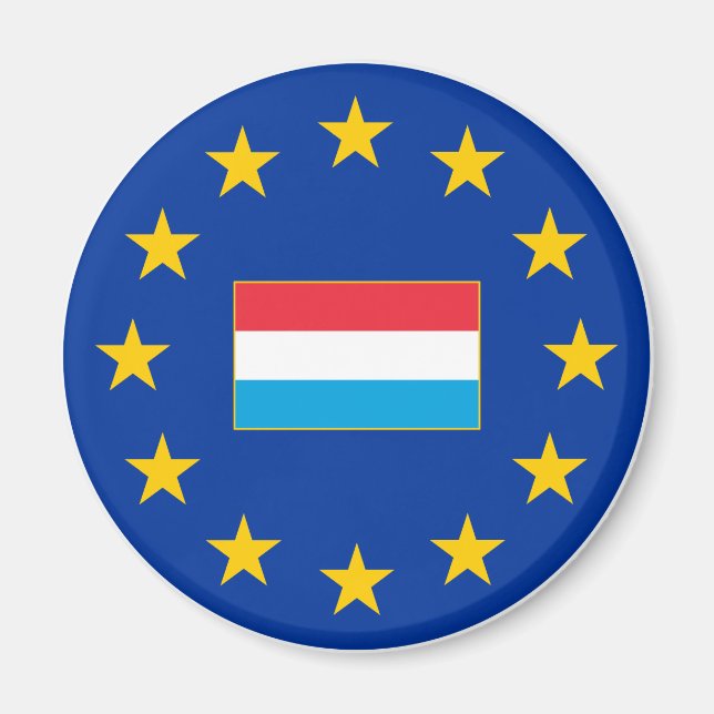 Union européenne Luxembourg Magnet (Devant)