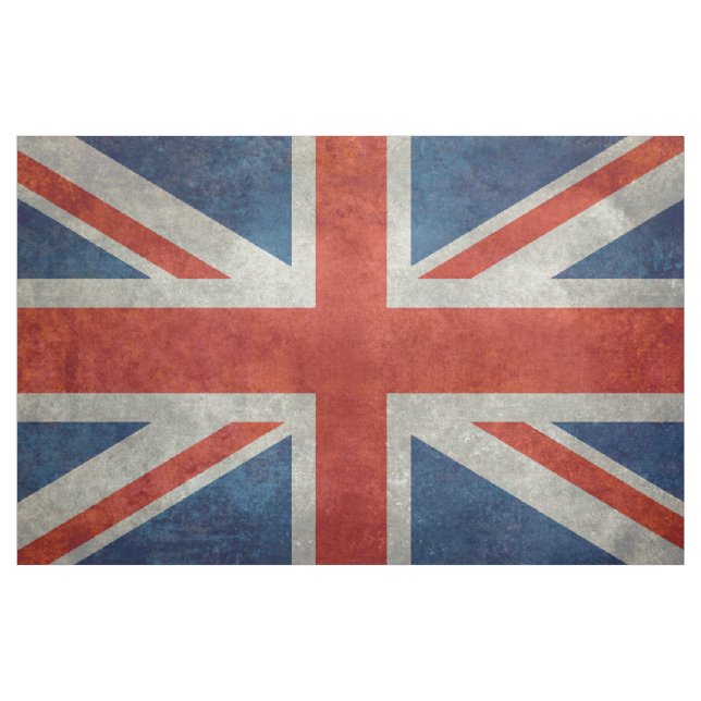 Union Jack BRITANNIQUE sur le tissu (Yard)