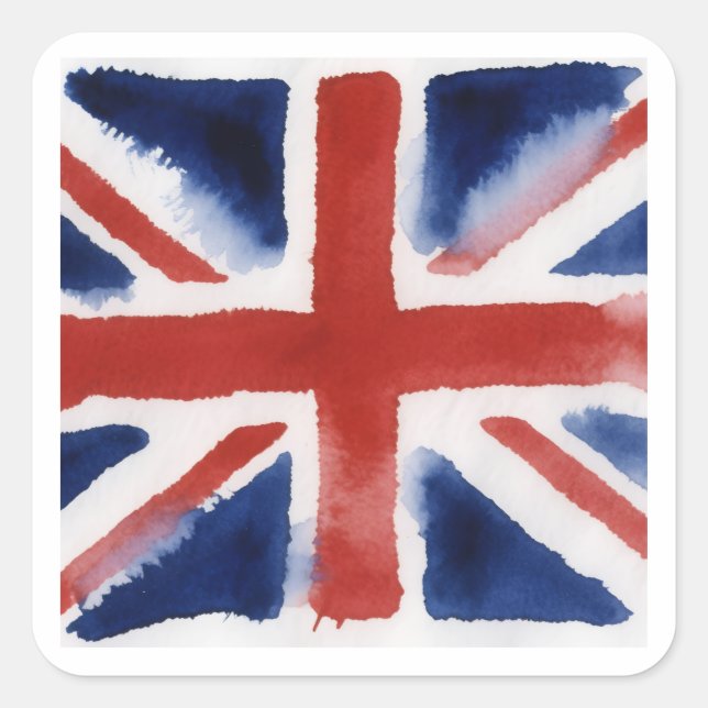 Union jack flag sticker (Devant)