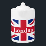 Union Jack London ~ Drapeau britannique<br><div class="desc">Drapeau du Royaume-Uni de Grande-Bretagne et d'Irlande du Nord avec texte de Londres. Laisser tel quel,  customiser du texte ou faire vide.</div>