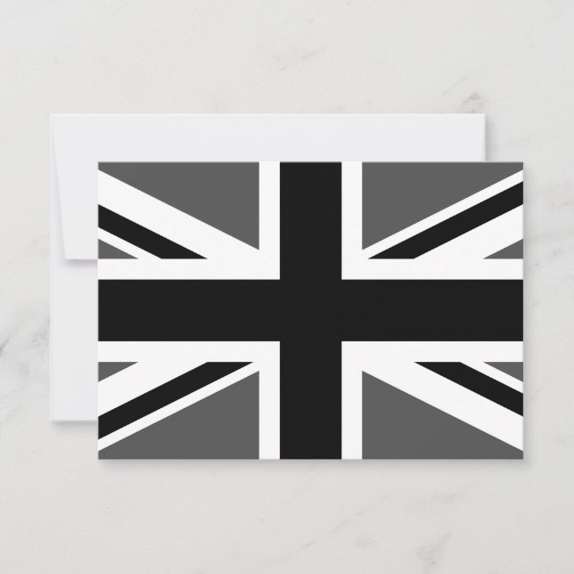 Union Jack noire et grise (Devant)