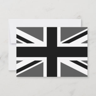 Union Jack noire et grise