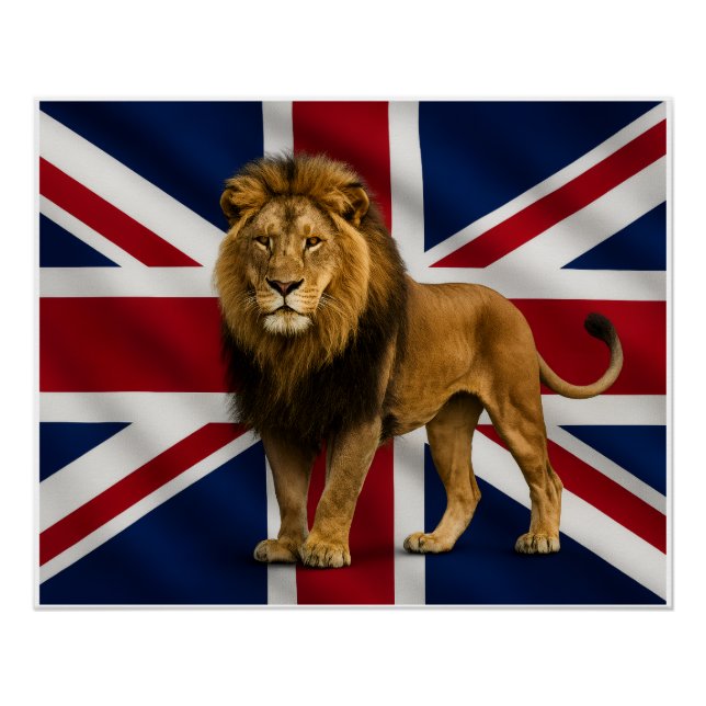 Union jack poster (Devant)