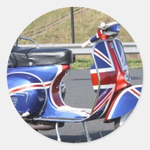 Union Jack sur scooter Stickers