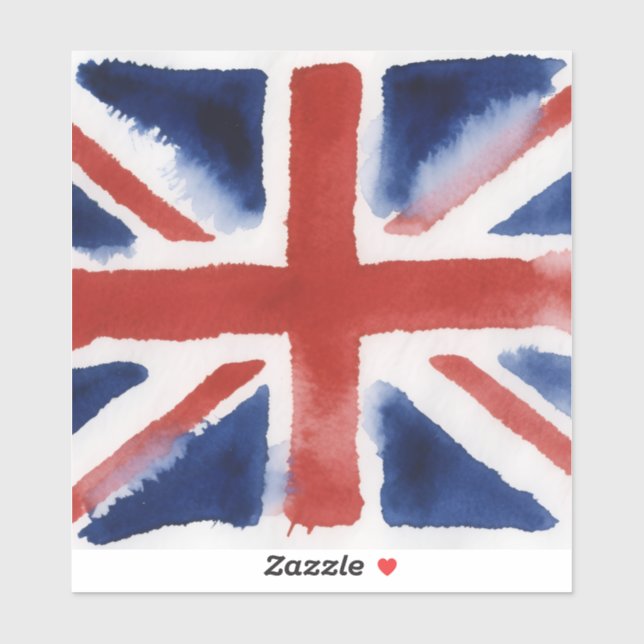 Union jack  vinyl sticker (Feuille)
