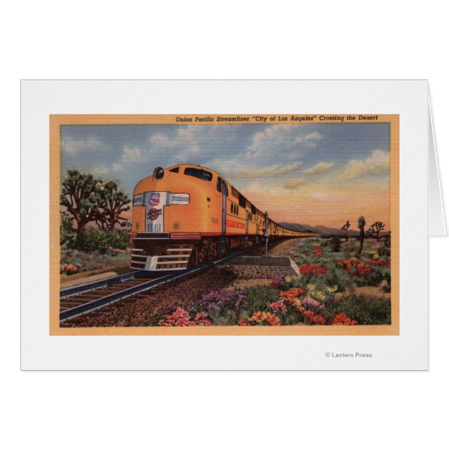 Union Pacific Railroad "Ville de Los Angeles" (Devant horizontal)