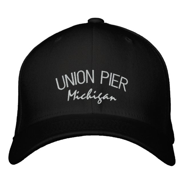 Union Pier Michigan Casquette brodé (Devant)