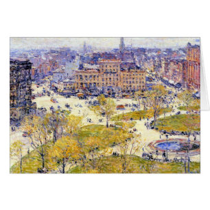 Union Square au printemps par Frederick Childe Has