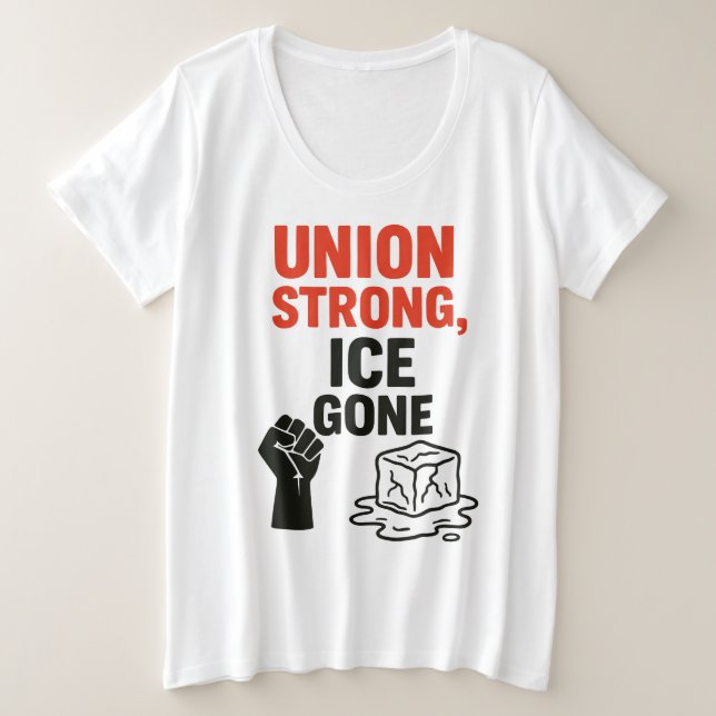 Union Strong, ICE Gone... Manifestations d'immigra (Design devant)