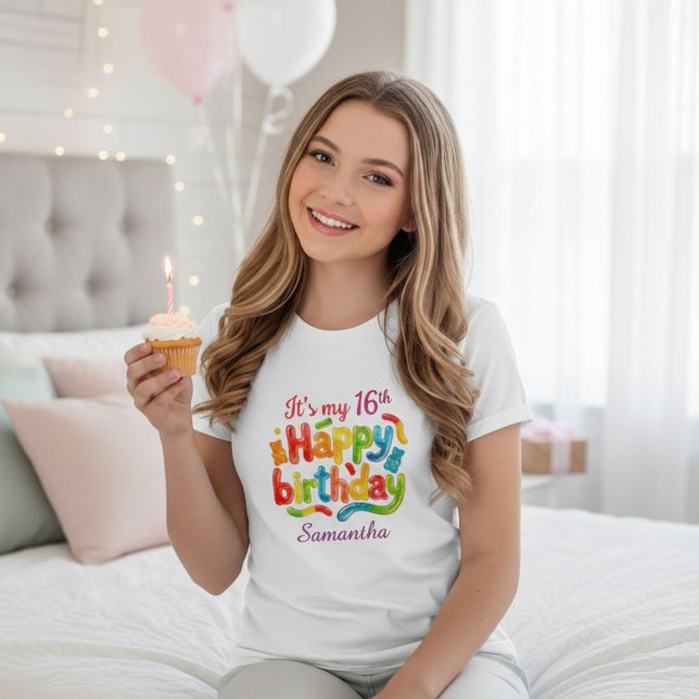 Unique 16th Birthday Womens T-Shirts (Créateur téléchargé)