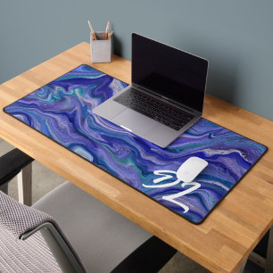 Unique Abstrait en marbre coloré Liquide Mousepad