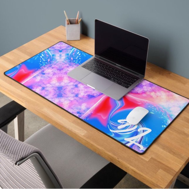 Unique Abstrait en marbre coloré Liquide Mousepad (Créateur téléchargé)