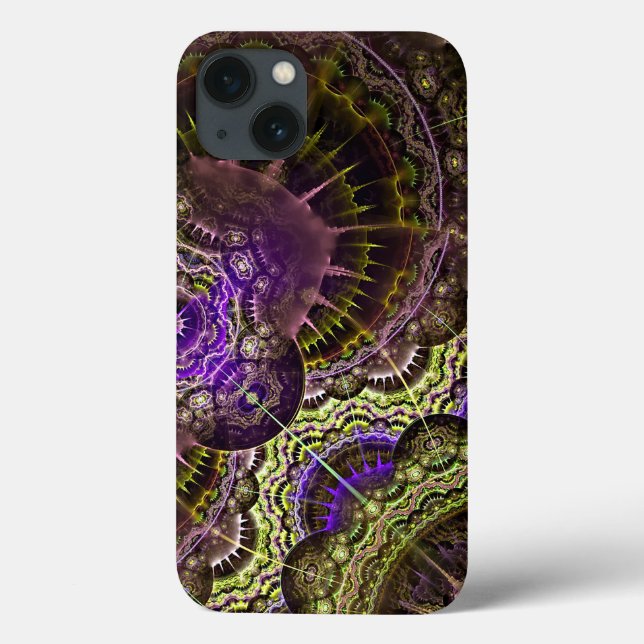 Unique Art Abstrait iPhone X Coque 3 (Verso)