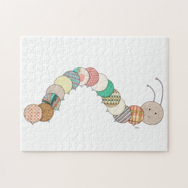 Unique Art Puzzle - Inchworm #1 - Erin Brie Art (Horizontal)
