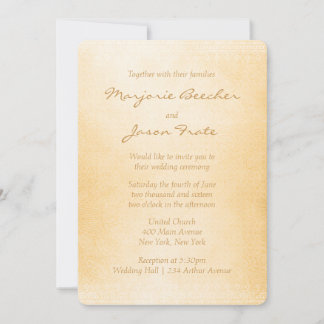 Unique Batik Floral Faire-part de mariage Brown