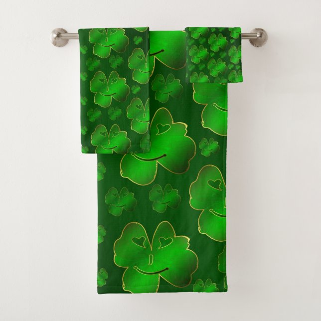 unique, belle, coloré, peint motif un vert (En situation)