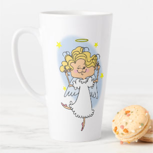Unique Éblouissant Esprit Angel Latte Mug
