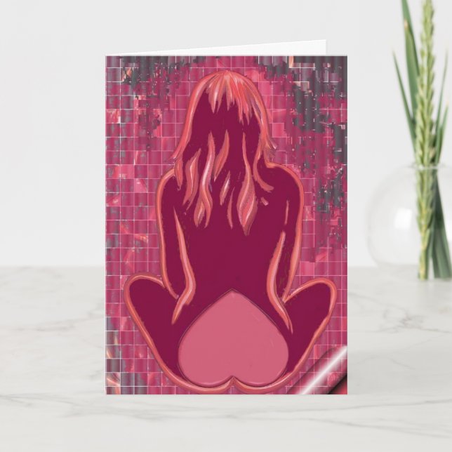 Unique Je vous aime Valentine ou toute carte de jo (Devant)