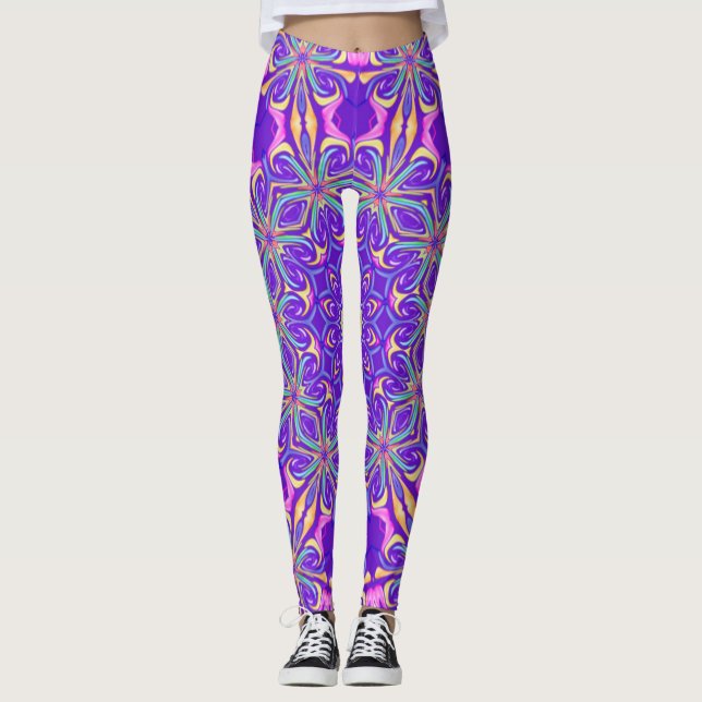 Unique leggings purpple (Devant)