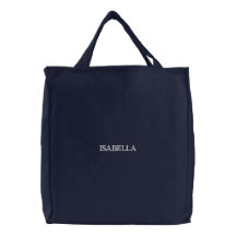 Unique Personalized Embroidered Tote Bag Design