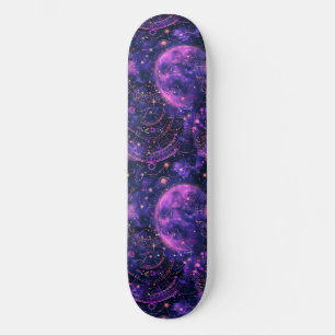 Unique Purple Astrologie Design Skateboard
