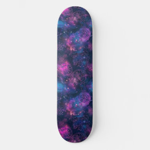 Unique Purple Astrologie Design Skateboard