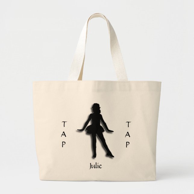 Unique Tap Dance Personalized Tote Bag (Devant)