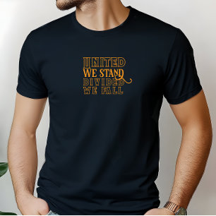 Unis nous sommes orange disant T-shirt
