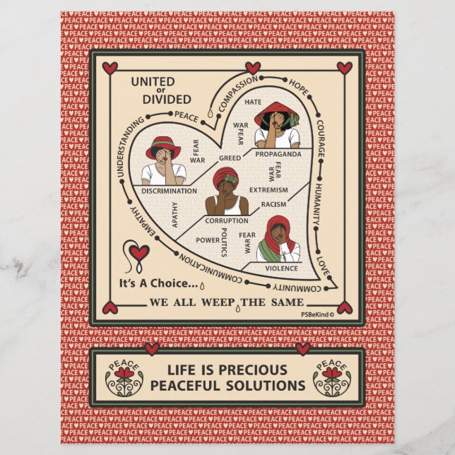 Unis ou divisés 1 feuille de papier plat 8,5"x11" (Devant)