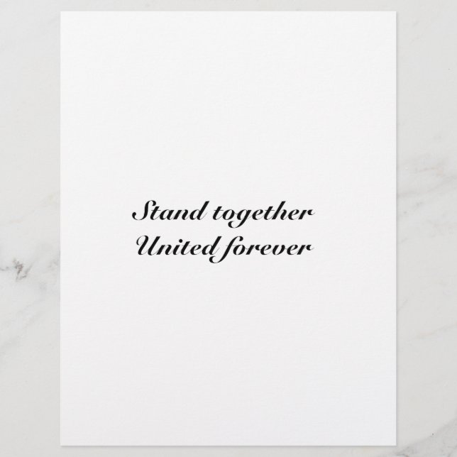 Unis pour toujours (Devant)