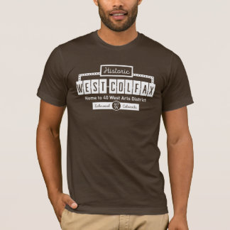 Unisex Historic West Colfax Brown T-Shirt