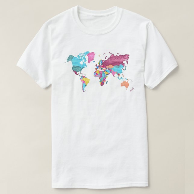 Unisex T-Shirt Planet Earth (Design devant)