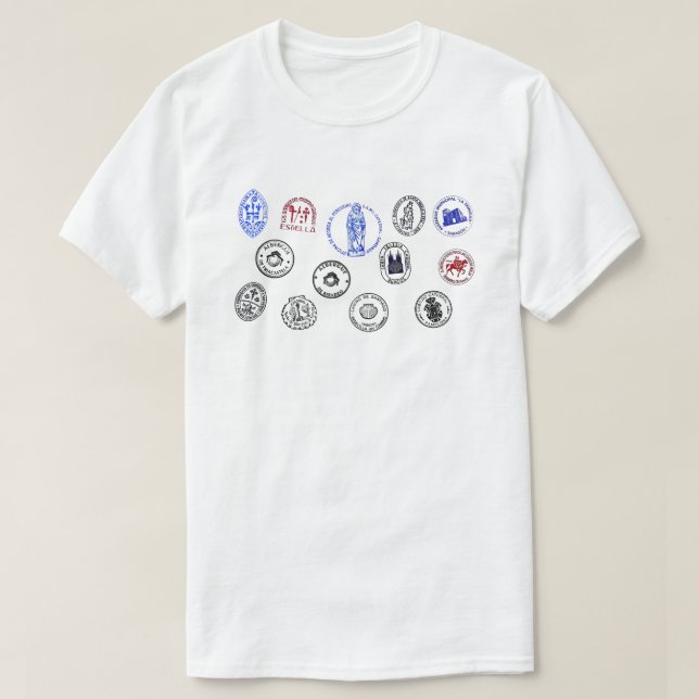 Unisex T-Shirt Saint James Way (Design devant)