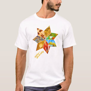 Unité dans le T-shirt d'art de diversité