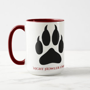 Unité de hurler de nuit Nurse Mug - Loup Humour fo
