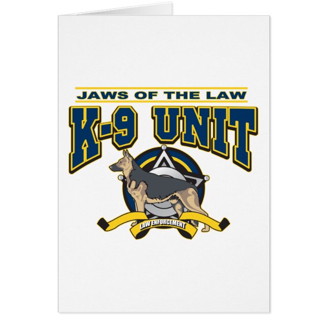 Unité de la police K-9 (Devant)