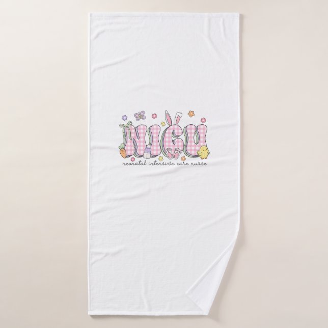 Unité de soins intensifs néonatals de Pâques pour  (Serviette de bain)