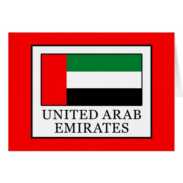 United Arab Emirates (Devant horizontal)