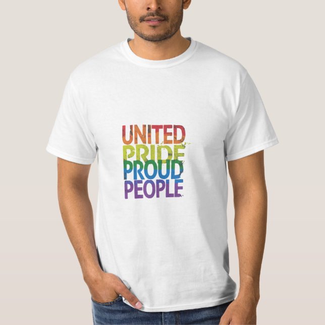 United Pride | T-shirt homme patriotique (Devant)