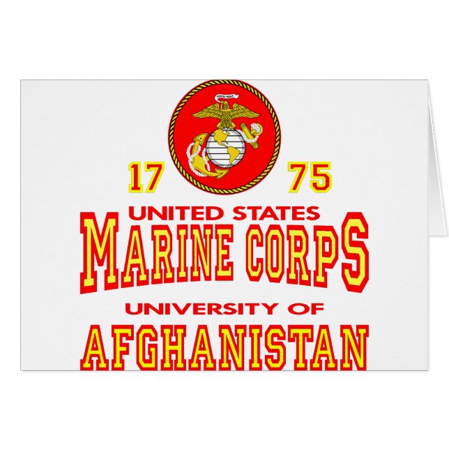 United States Marine Corps University Afghanistan (Devant horizontal)