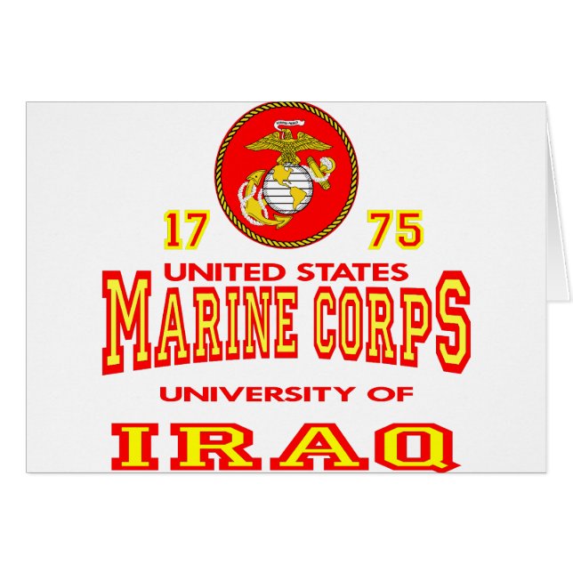 United States Marine Corps University of Iraq (Devant horizontal)
